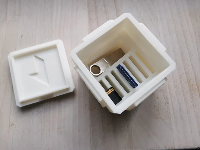 SD card holder, super mario box