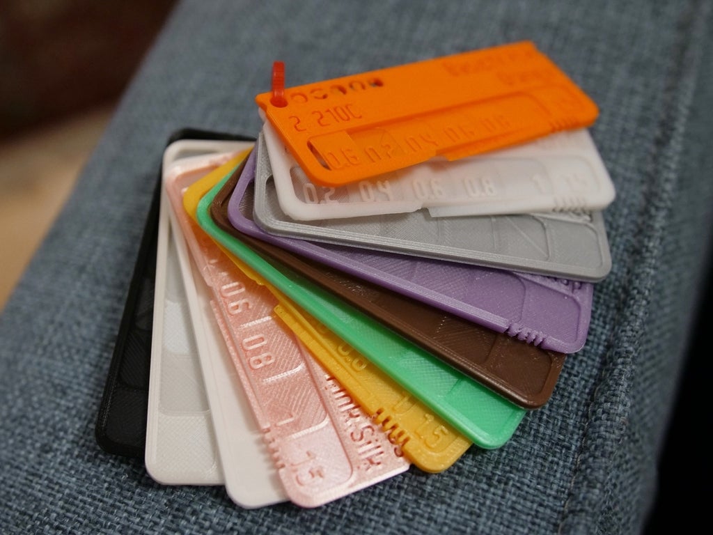Miniatura 4 do modelo 3D Filament swatch