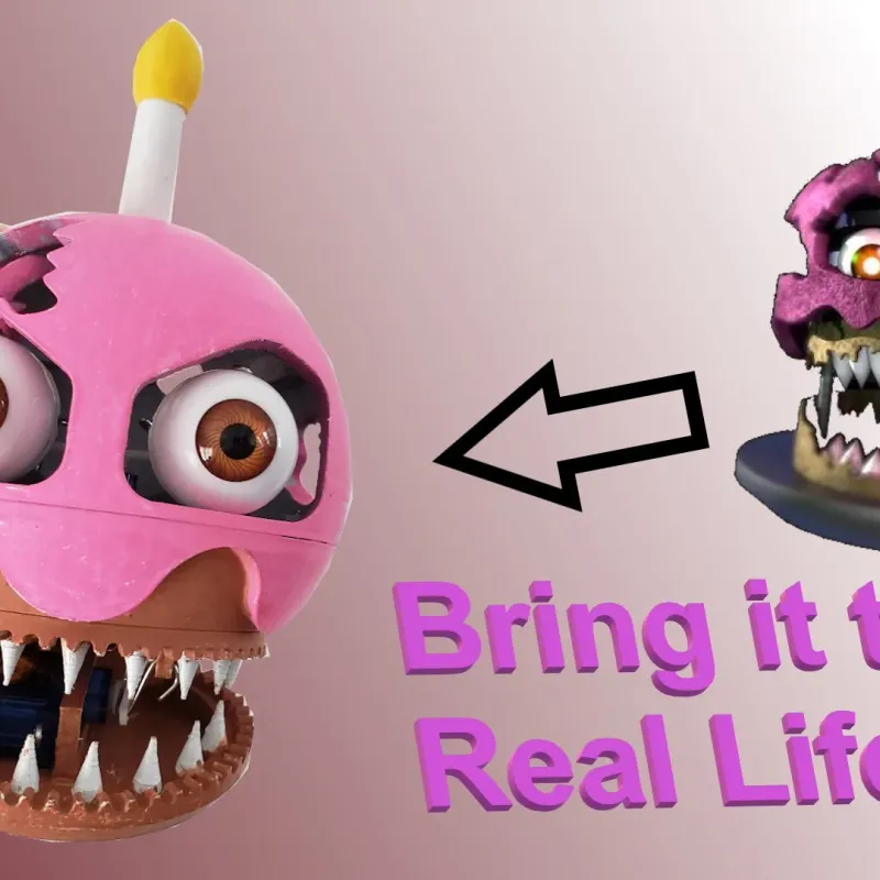 Mr. Cupcake animatronic from the Five Nights at Freddy's (FNAF) –  3DPrintProps