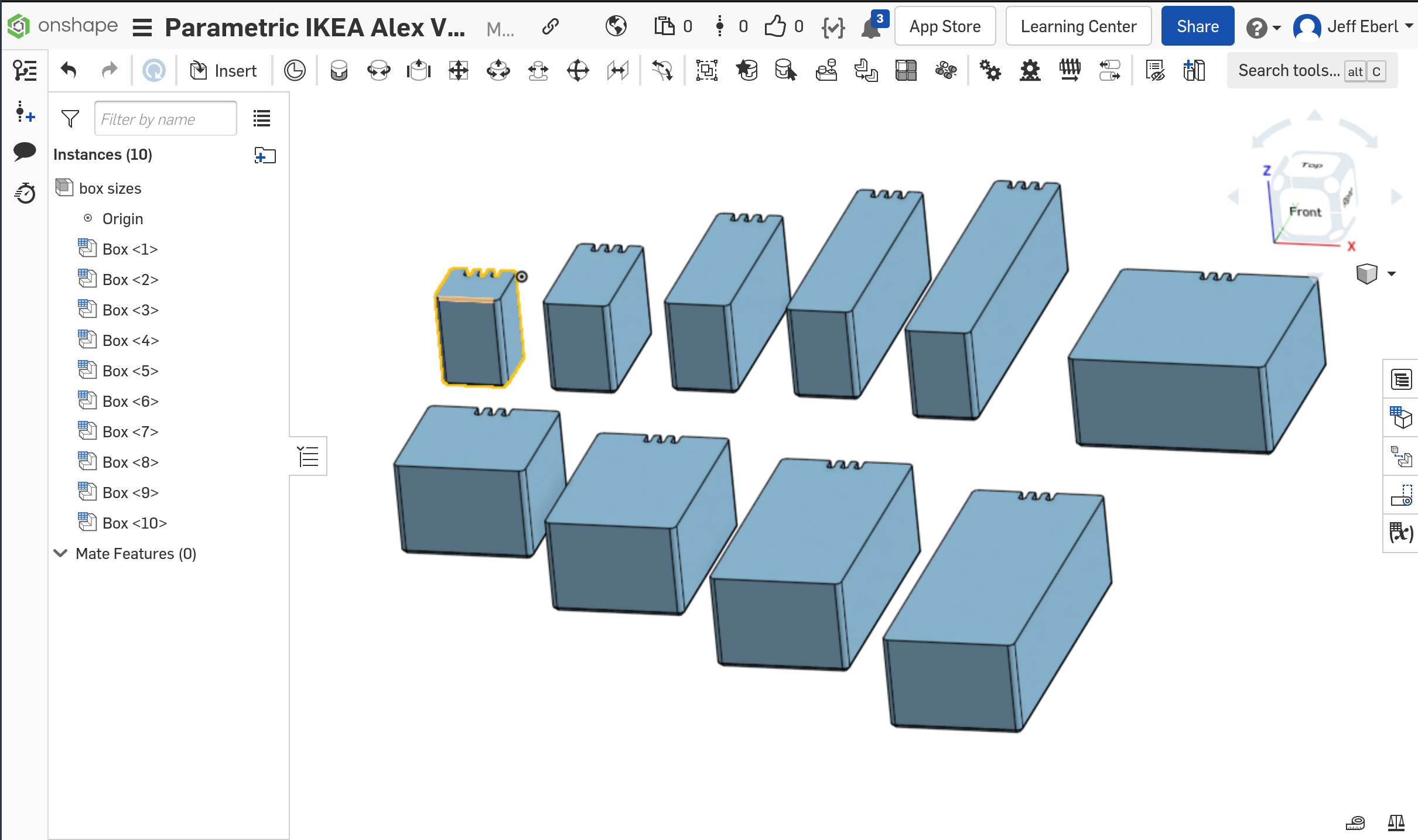 Vase Mode IKEA ALEX multiple inserts — thumbnail 2