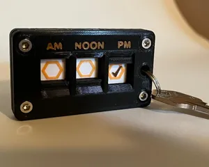 KEYCHAIN PILL CHECKER