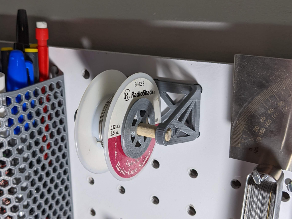 Pegboard Solder Holder