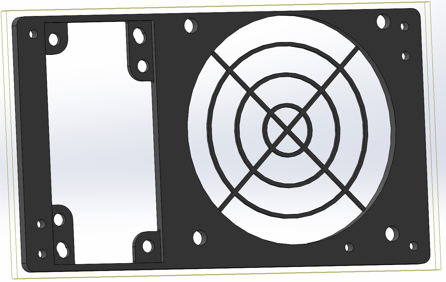 Flex Atx to Atx PSU adaptor plate by Ripe3D Download free STL model