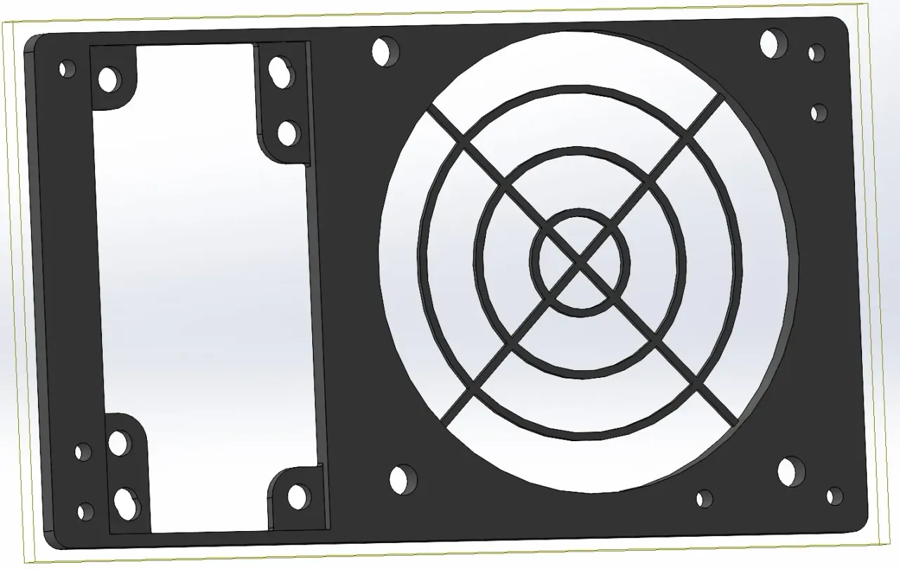 Flex Atx to Atx PSU adaptor plate Ripe3D | Download free STL | Printables.com