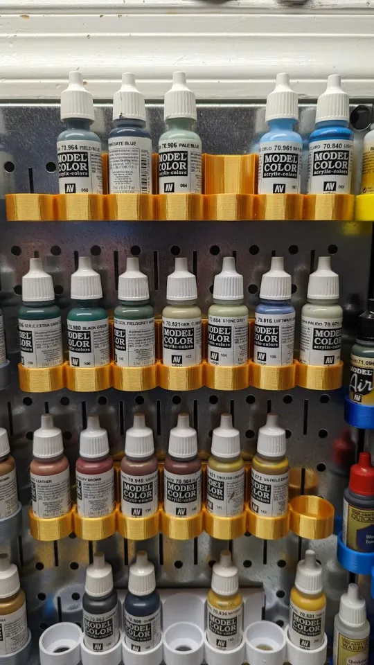 Paint Rack for Vallejo dropper bottles