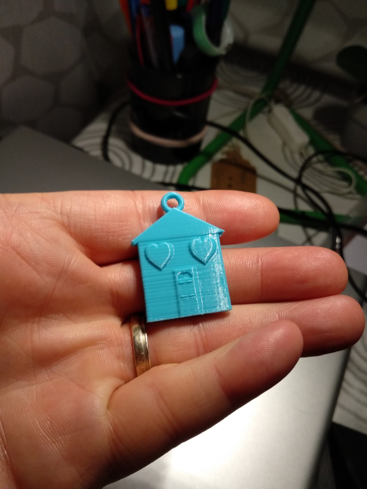 KeyChain House por SoyFrikiYMiHijaLoSabe | Descargar modelo STL
