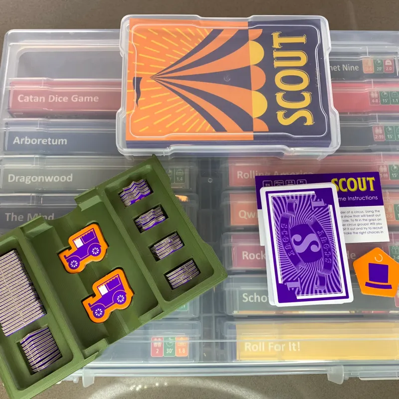 Card Game Storage - Photo Caddy Inserts by Chaymberr_crafts, Download free  STL model