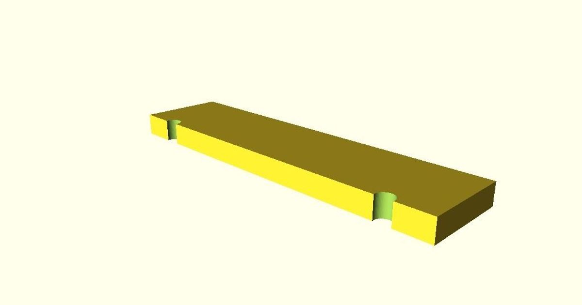 Customizable Wall Mount Template by nLamer | Download free STL model ...
