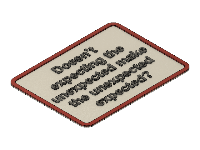 Expecting the Unexpected Sign - MMU