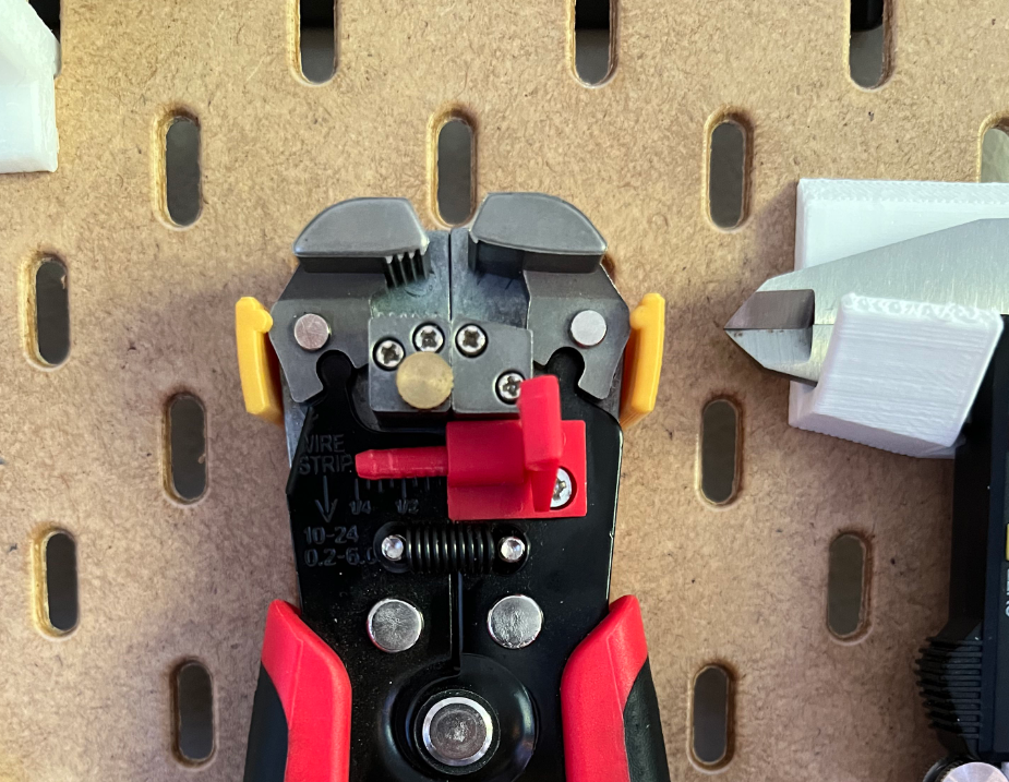 Wire Stripper Holder Skådis Pegboard