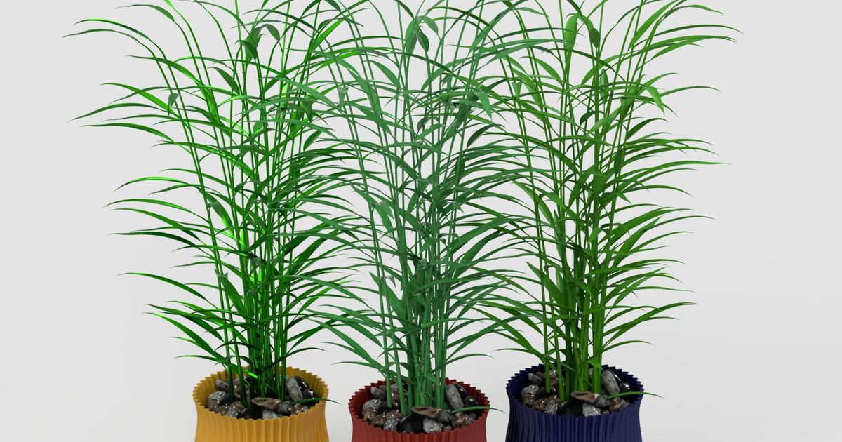 Wavy Flower Pot by Filip | Download free STL model | Printables.com