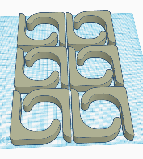 Miniatura 2 do modelo 3D Basic hook for biltema pegboard