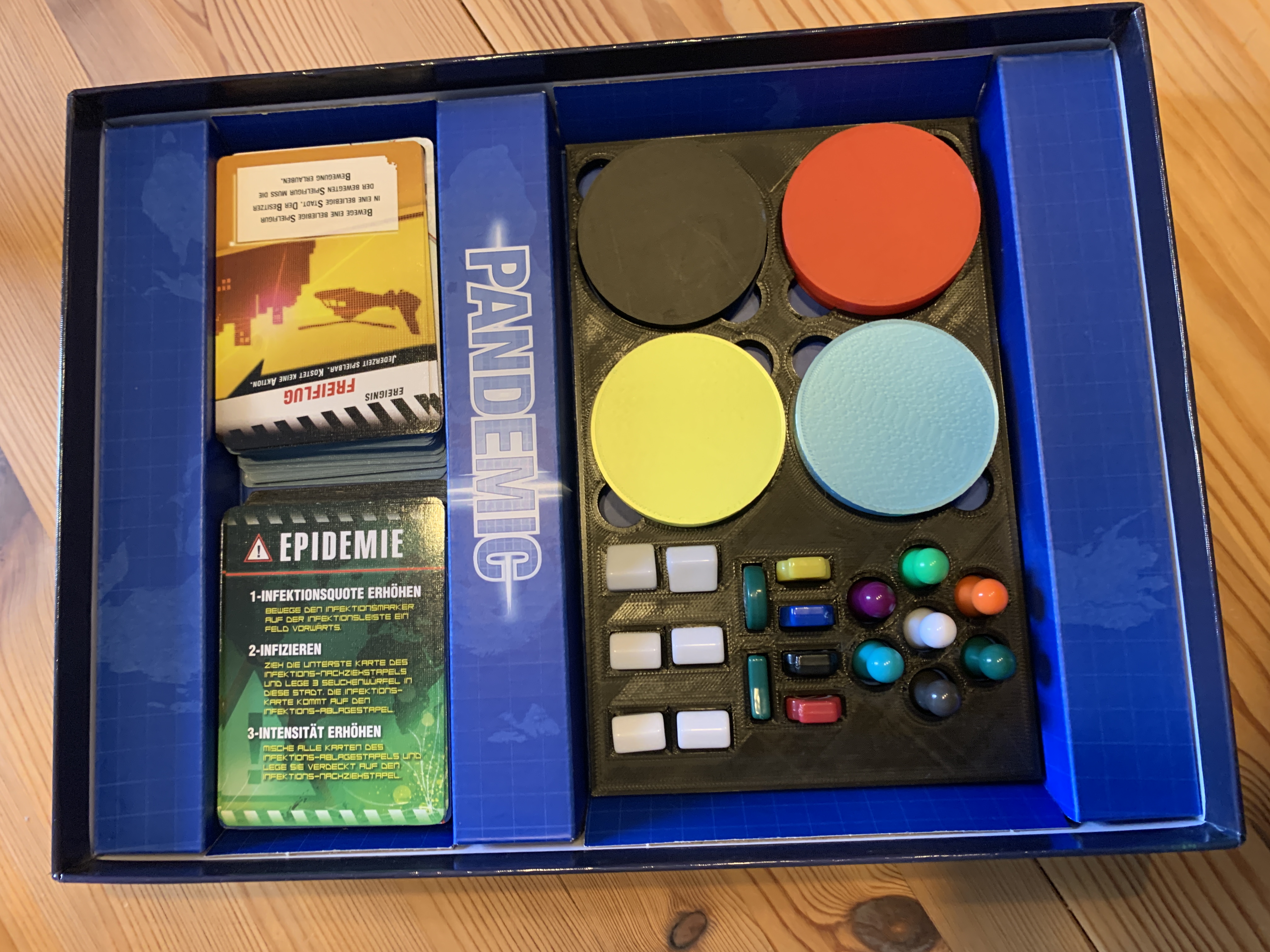 Petri dish for the Pandemic Box organizer from NZPete
