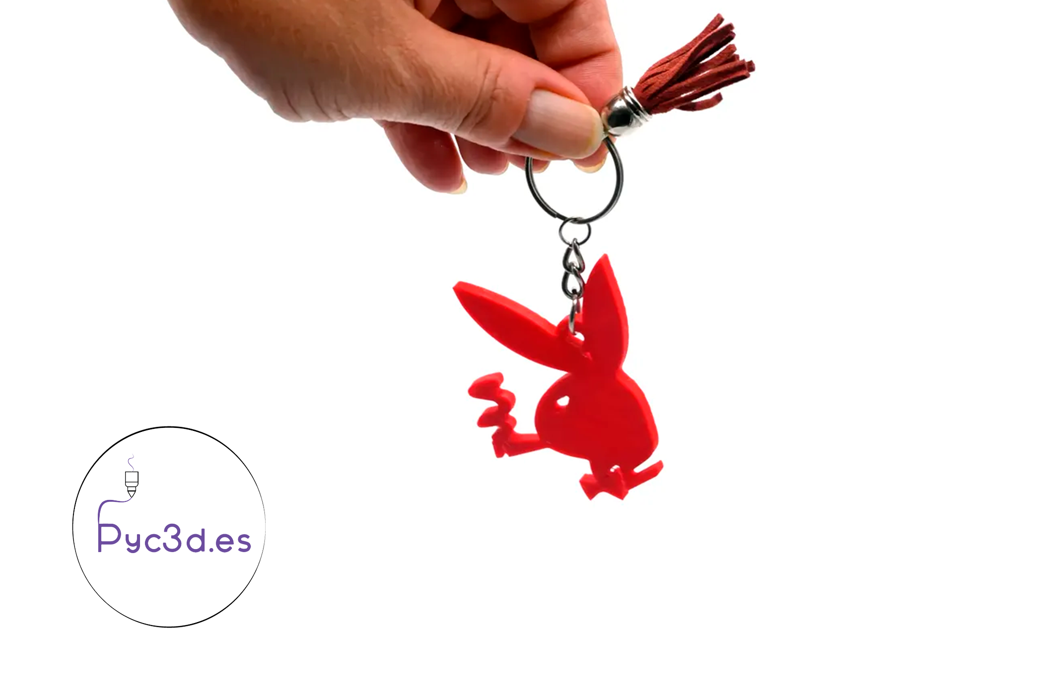 PLAY BOY SMOKING KEYRING SILHOUETTE 2D by PYC3D.ES | Download free STL  model | Printables.com