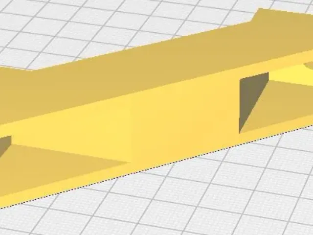 Corner profile 45dgr for 2020profile, 80mm long