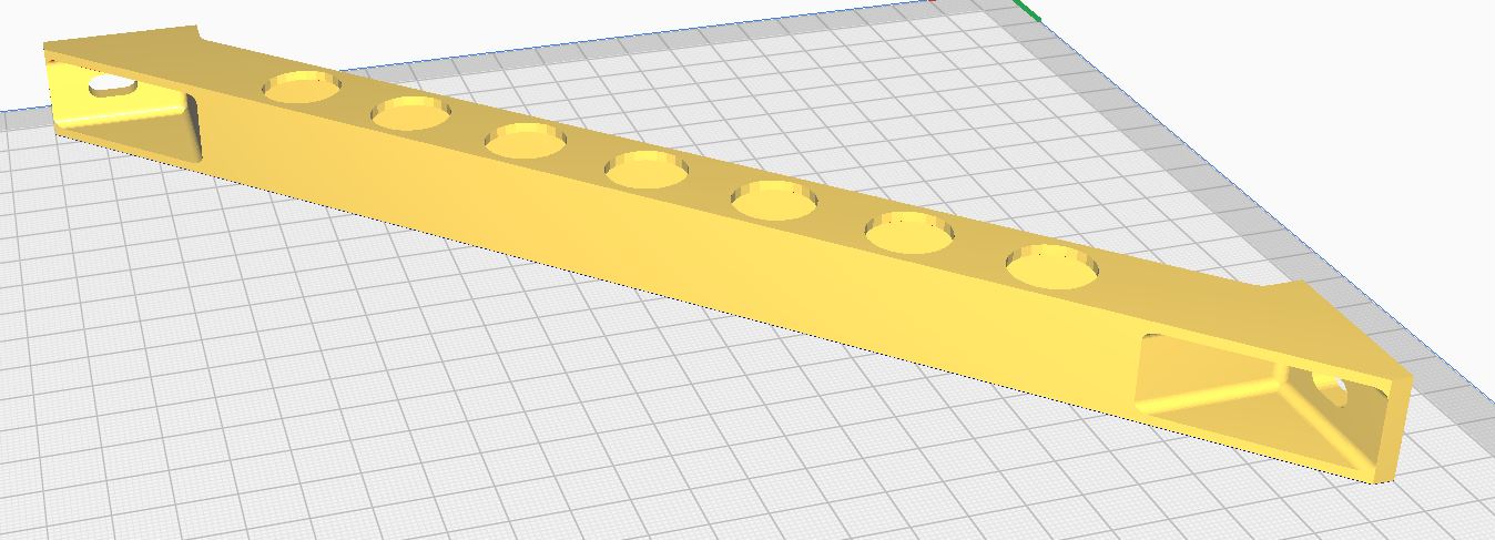 Corner profile 45dgr for 2020profile, 220mm long