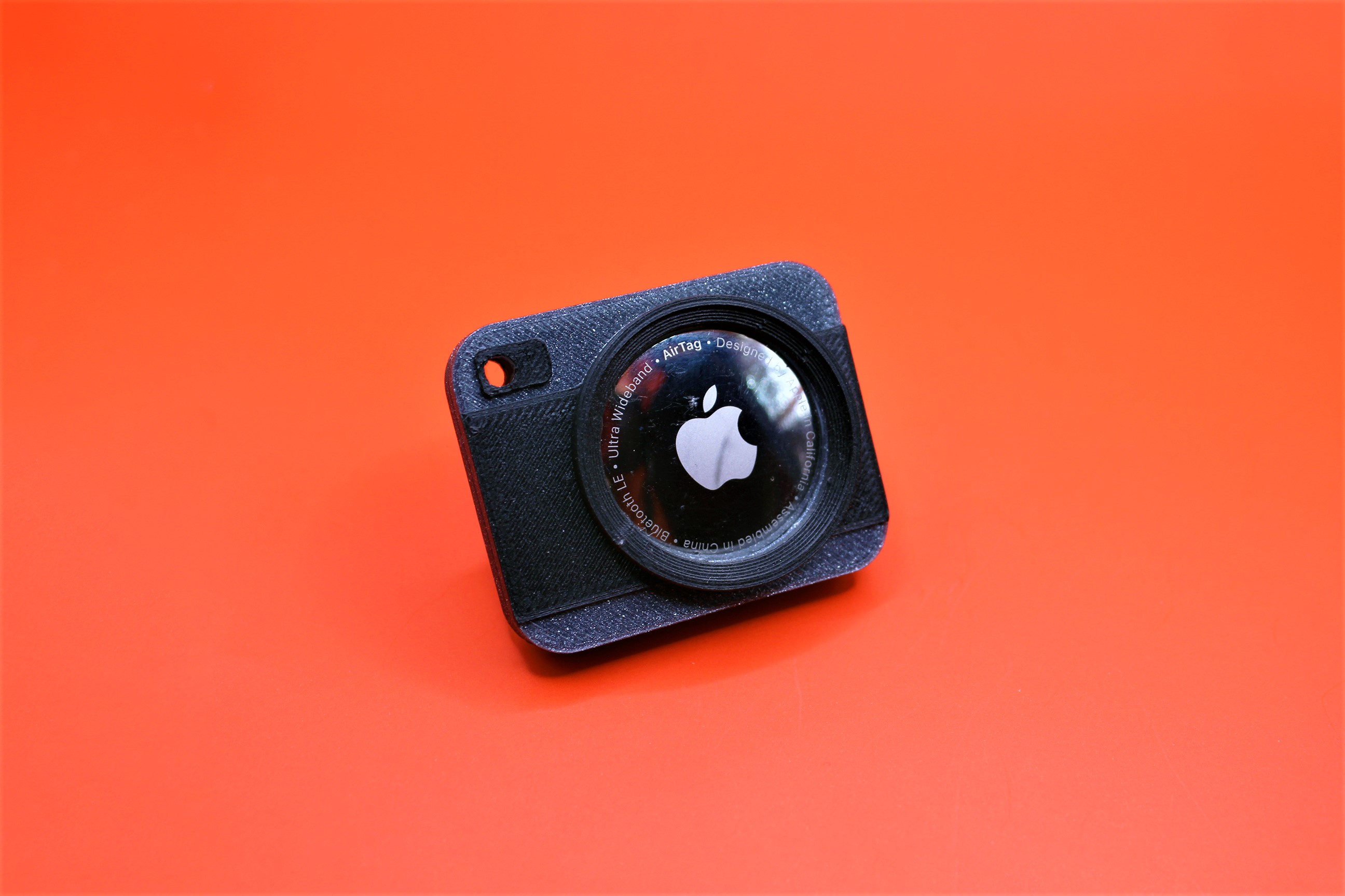 Photo camera AirTag Holder by twothingies Download free STL model Photo camera AirTag Holder by twothingies Download free STL model