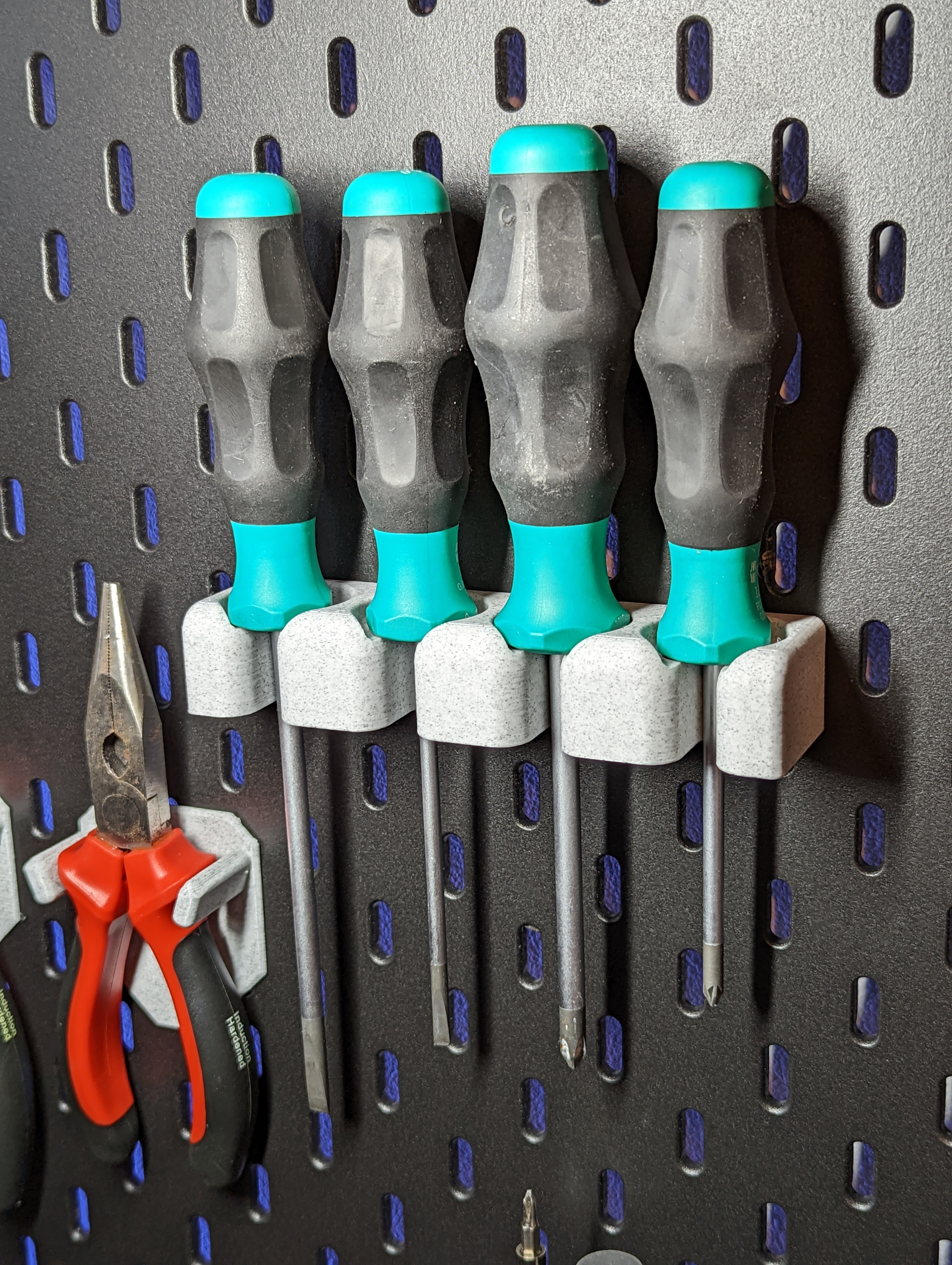 Screwdriver Organizer, Metal Plier Organizer Hammer Rack