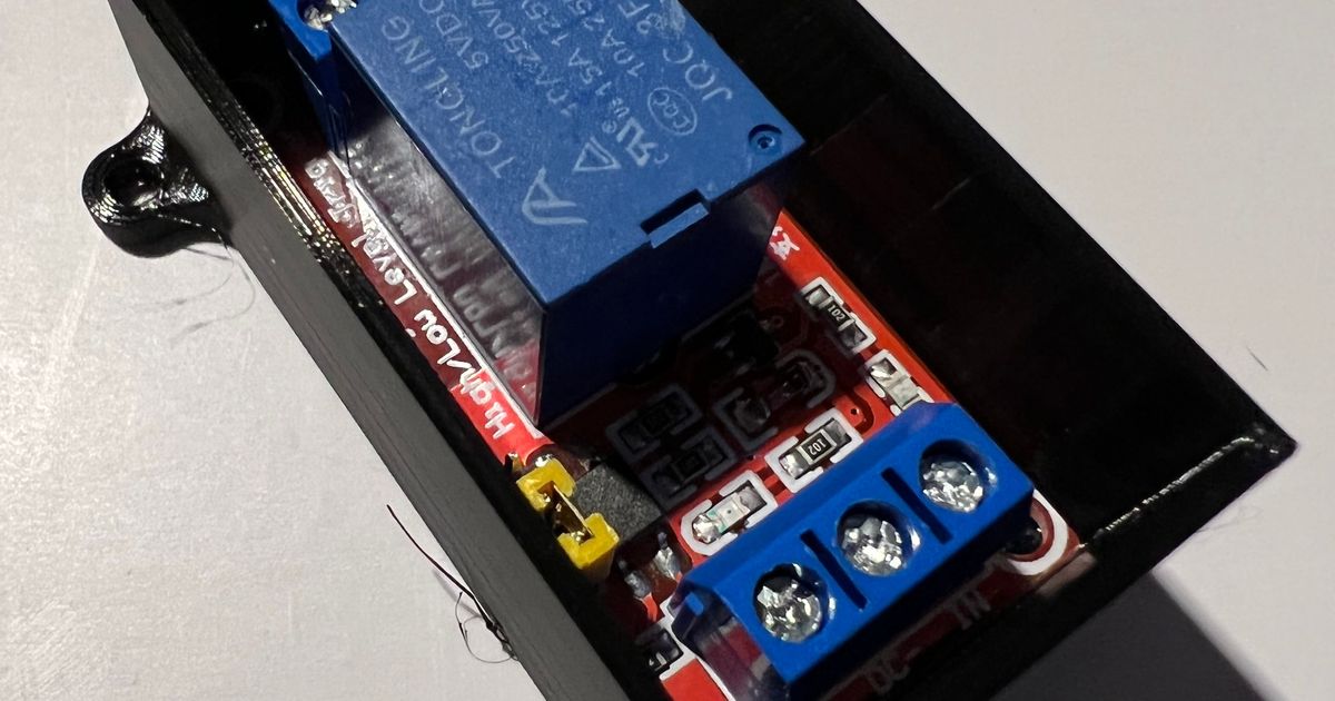 ARDUINO RELAY CASE X1 by ZLB | Download free STL model | Printables.com