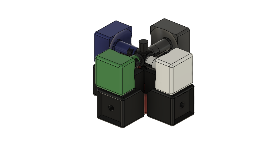 Miniatura 6 do modelo 3D Fully 3D printed Rubik's Cube