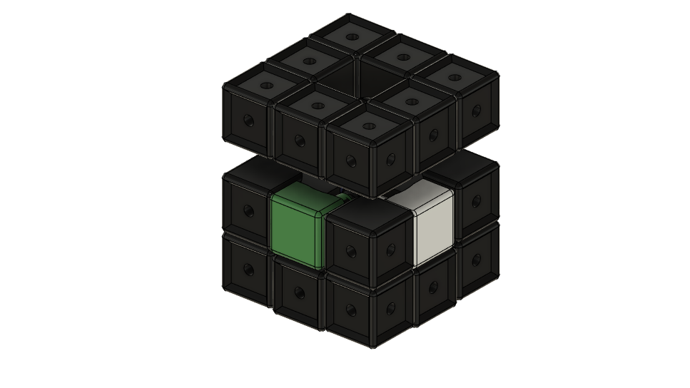 Miniatura 9 do modelo 3D Fully 3D printed Rubik's Cube