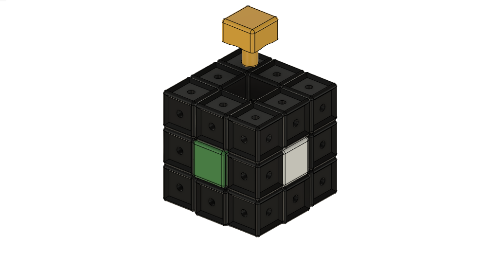 Miniatura 10 do modelo 3D Fully 3D printed Rubik's Cube