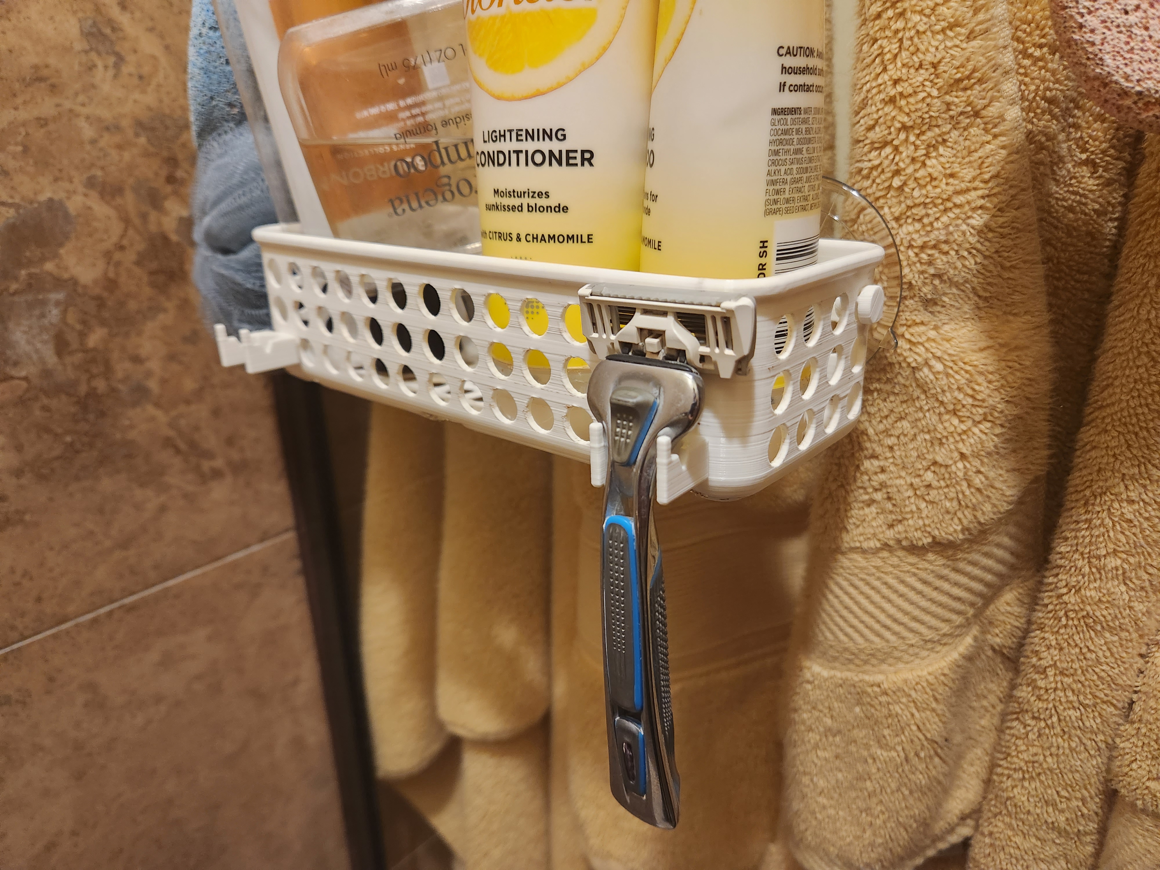 Shower Shelf with Suction Cup
