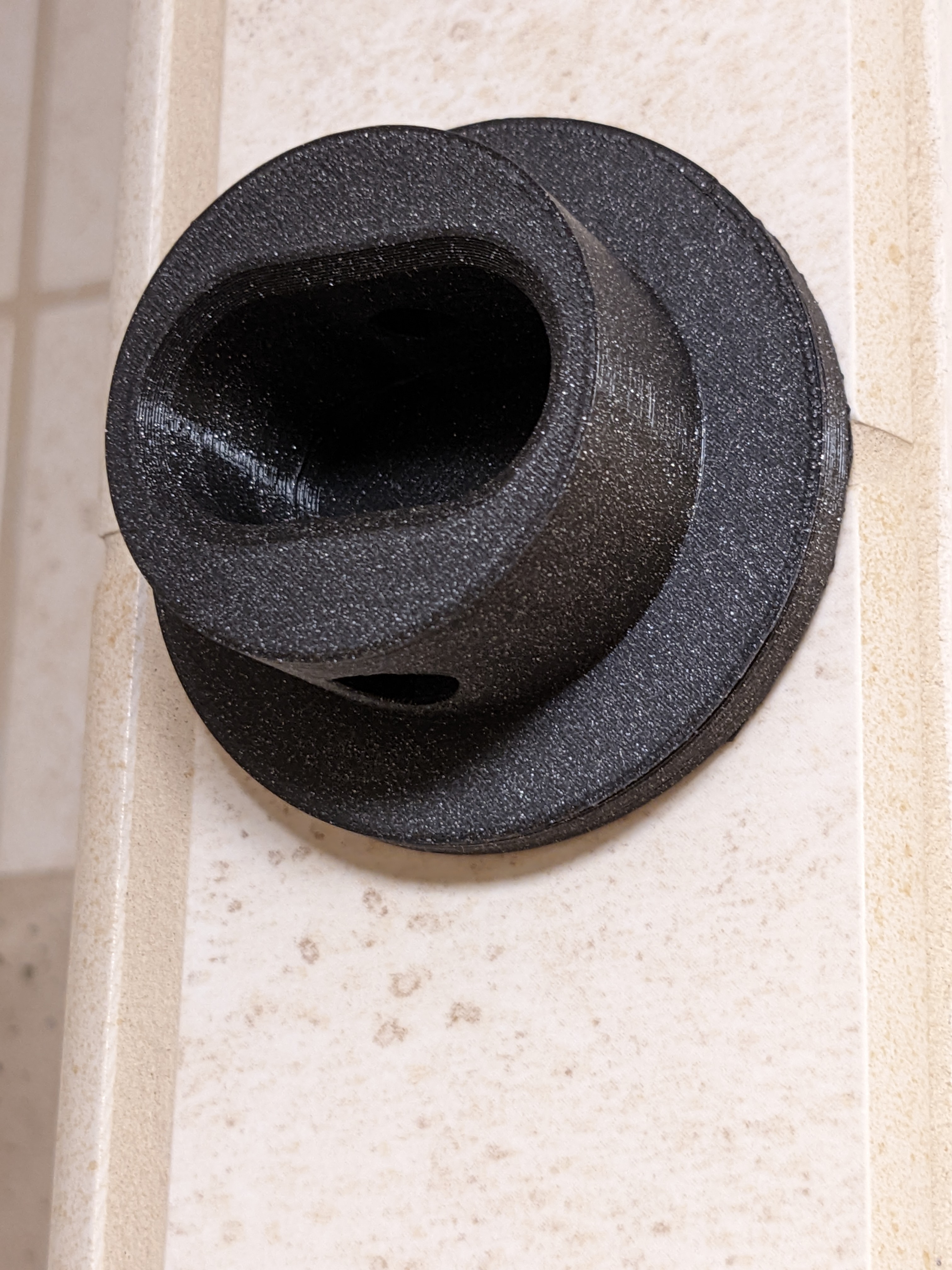 Curved shower curtain rod wall brackets