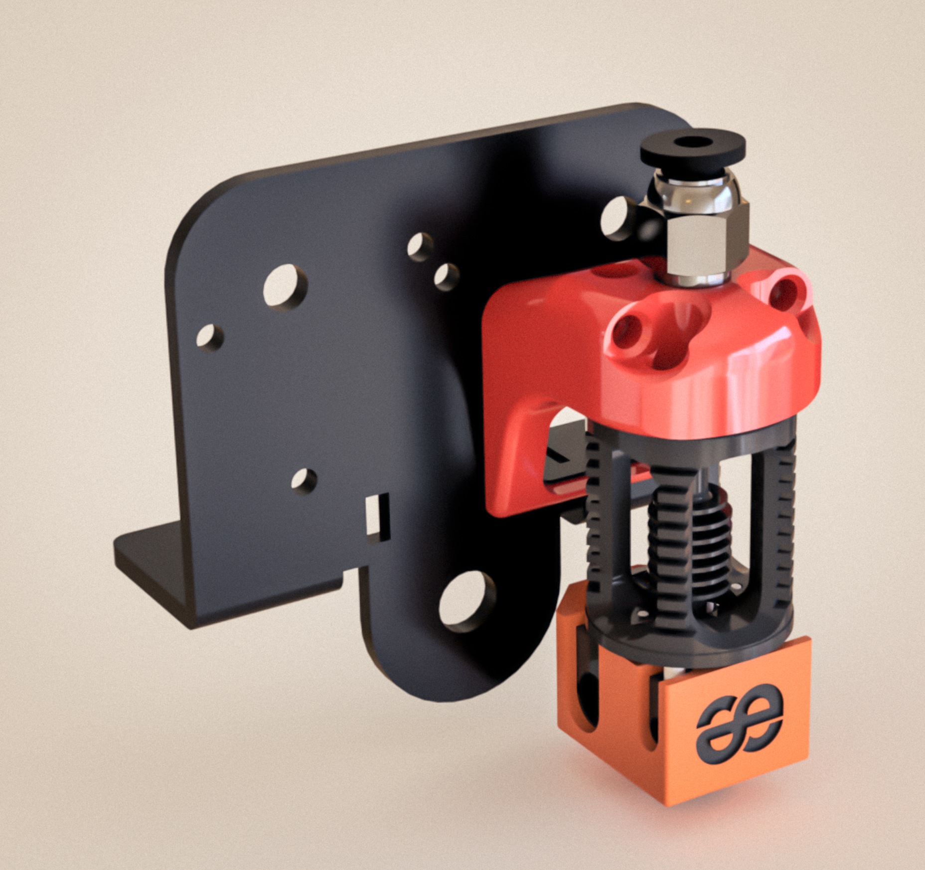 Dragon Rigid mount for ender3/pro/v2
