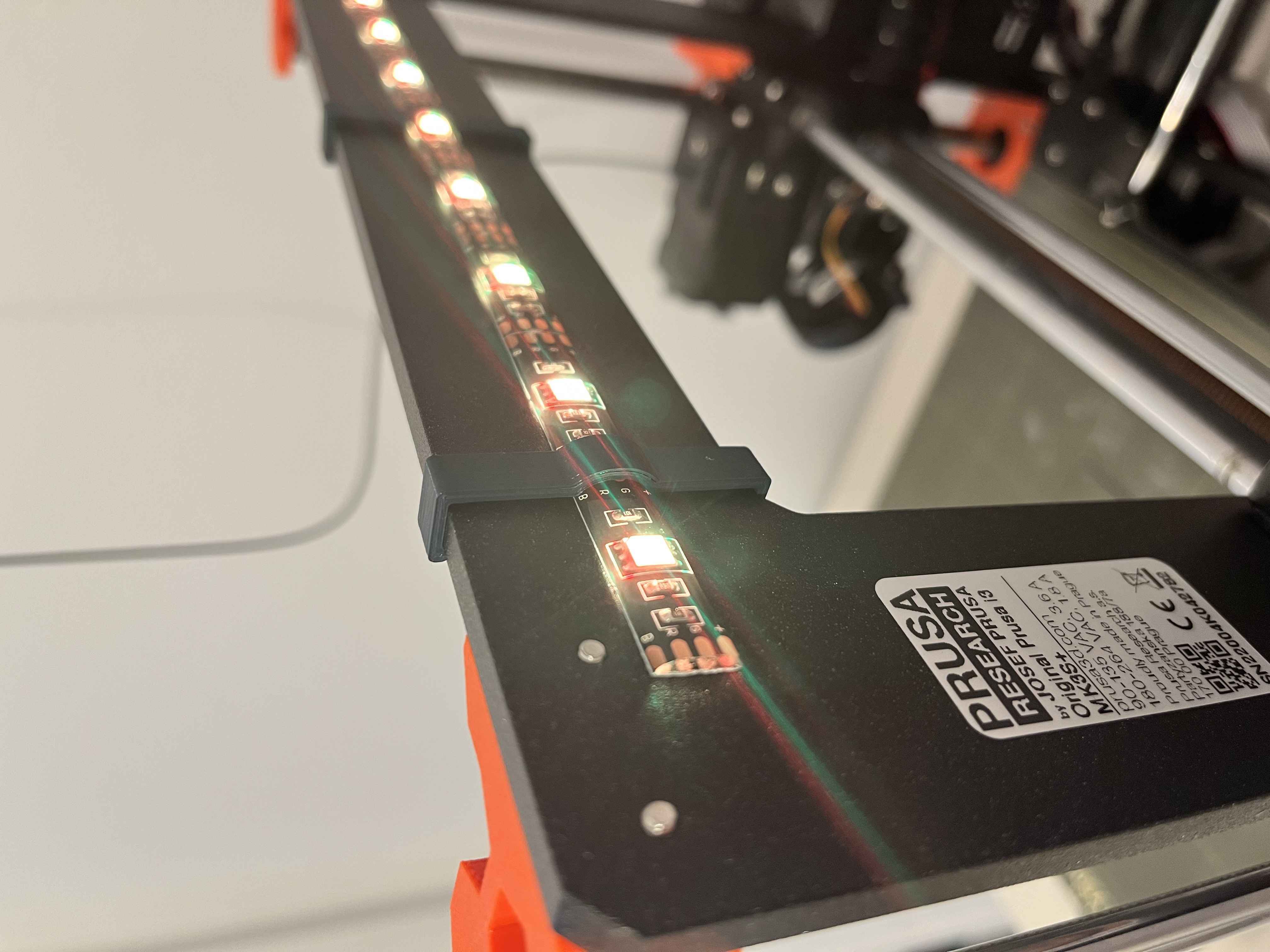 LED light clips for prusa i3mk3