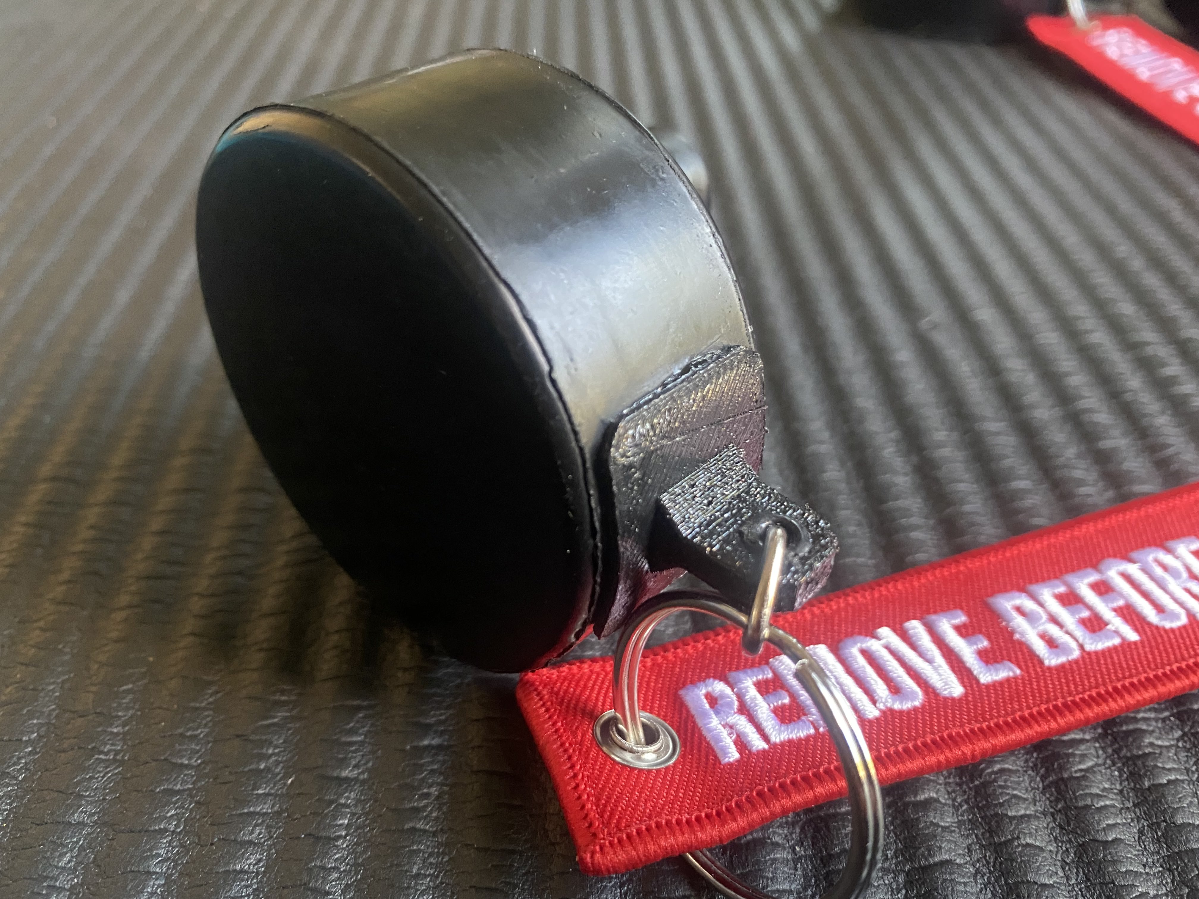 Miniatura 3 do modelo 3D Jack Puck Keychain Tab (Remove Before Flight)
