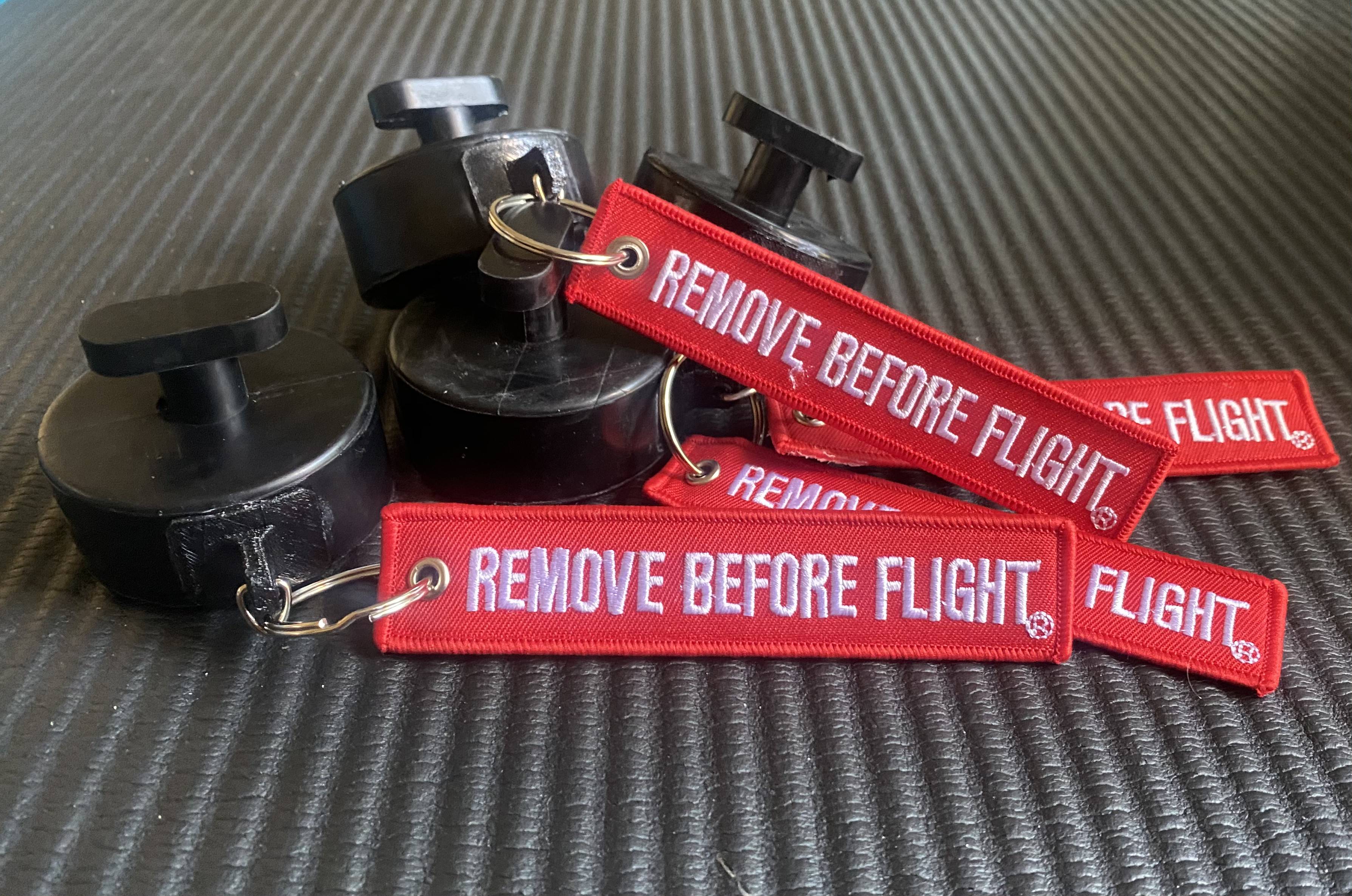 Jack Puck Keychain Tab (Remove Before Flight)