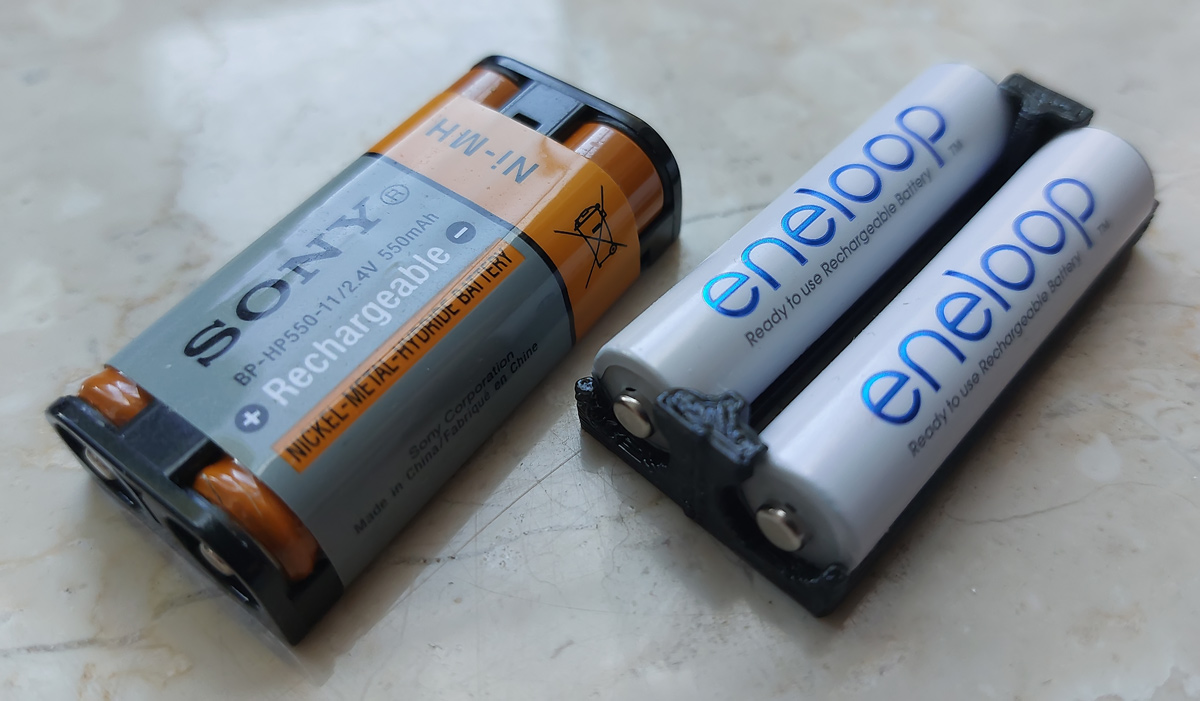 Sony BP-HP550-11 Battery Harness for rechargable AAA cells