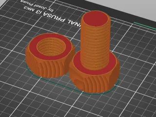 GIANT Nut & Bolt by JamesThePrinter, Download free STL model