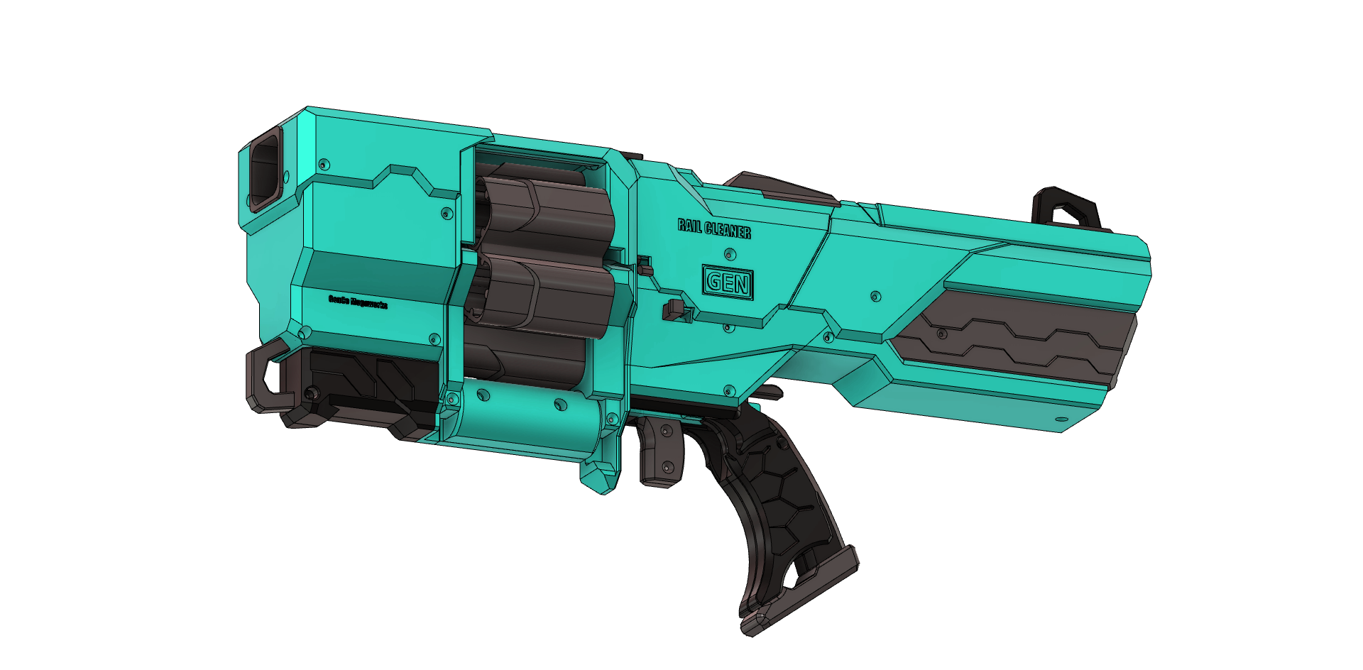 Schienenräumung 3S v1.1 - A quad shell shotgun blaster
