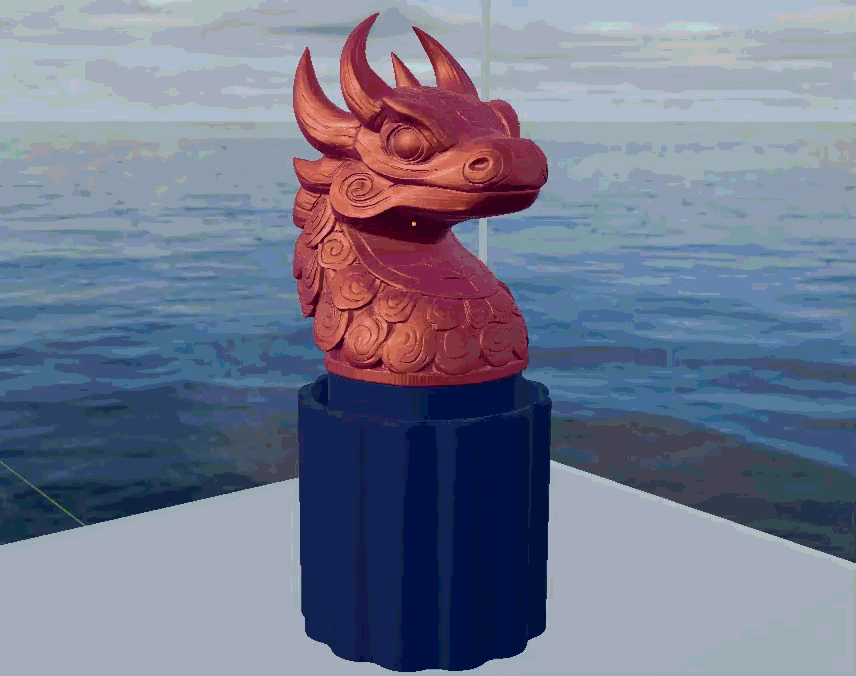 Dragon Statue Knob