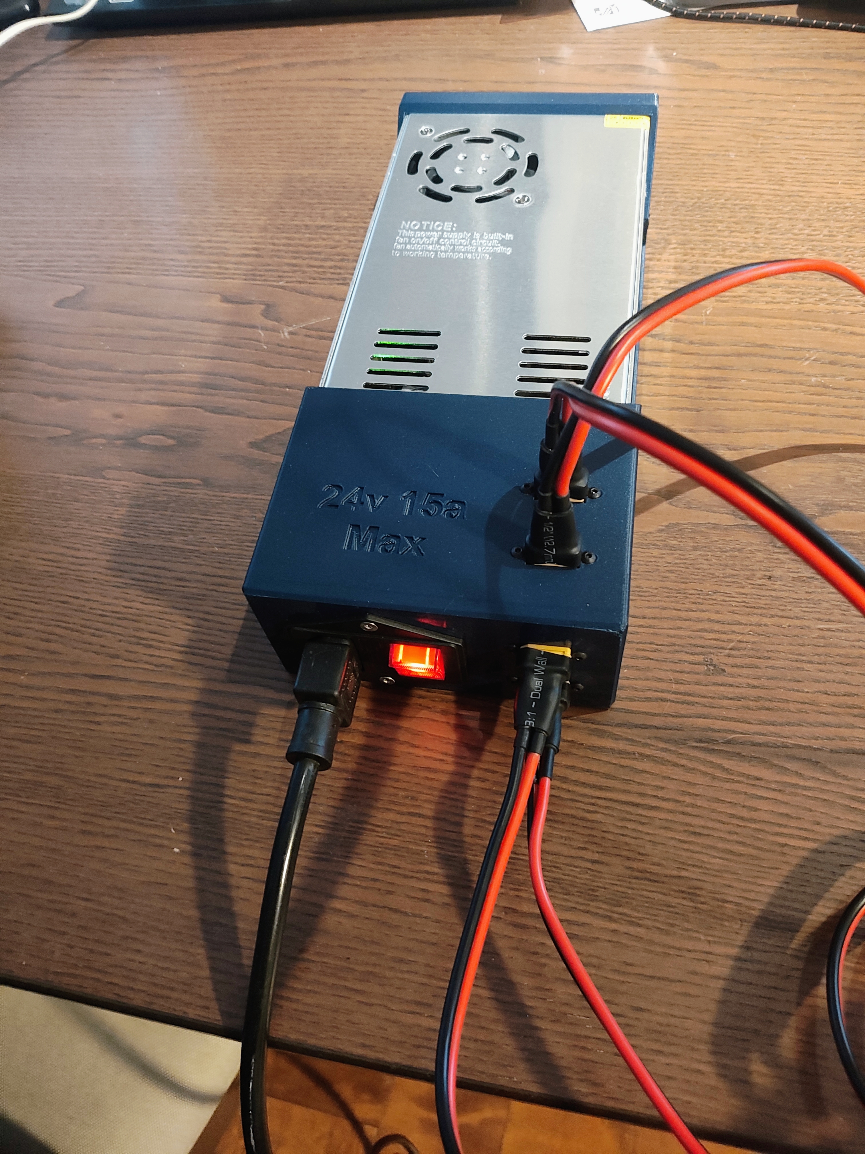 XT60 12/24v PSU Housing with Wago Mounts