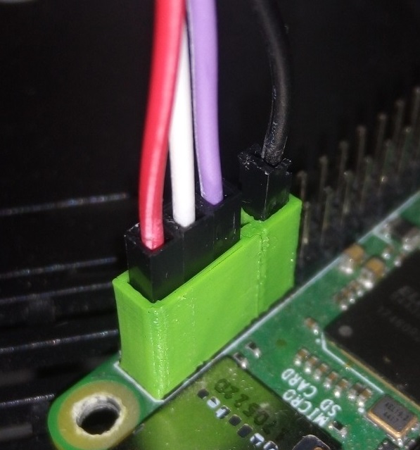 Jumper Plug Housing for Raspberry Pi and BME280 Temperature, Humidity, Barometric Pressure Weather Sensor