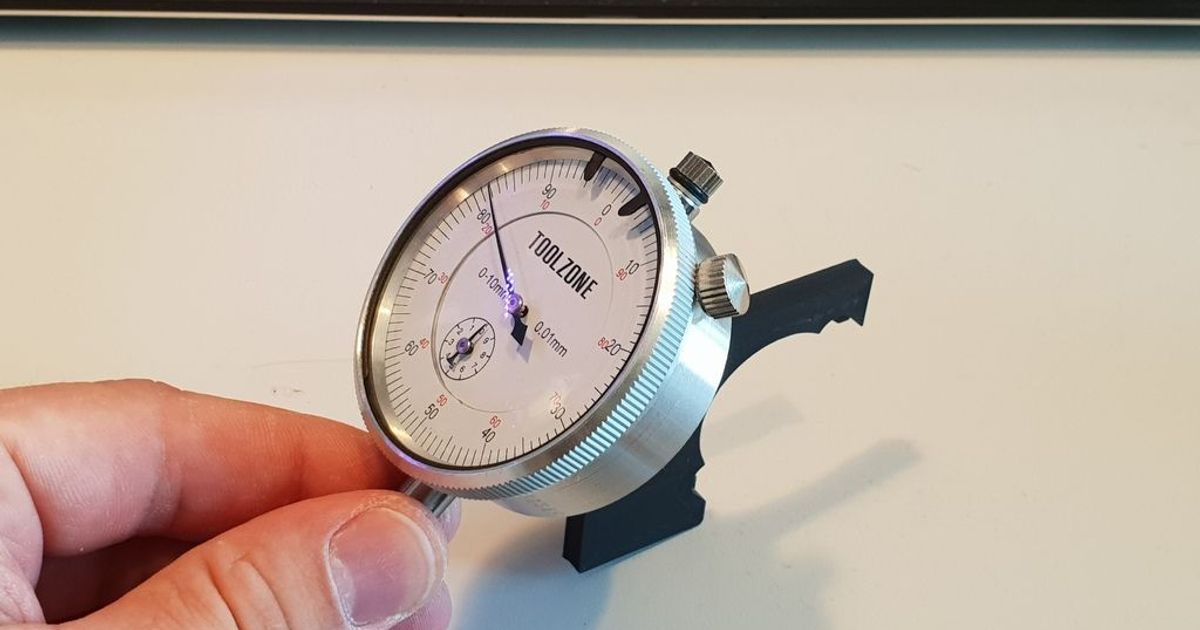 BCN3D Sigma dial indicator adapter for bed leveling by Jonni Download