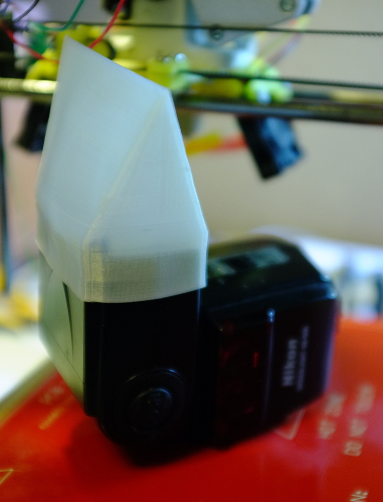 Nikon SB600 flash diffuser by Jonni Download free STL model