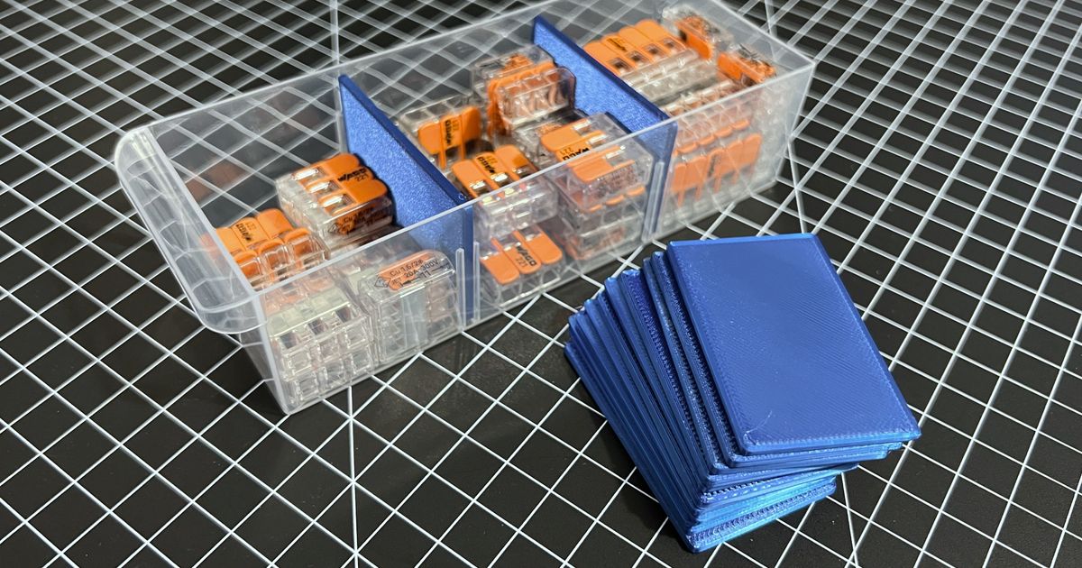 Free STL file Craftsman/Stanley Storage Bin Tray Dividers 🔧・Template to  download and 3D print・Cults