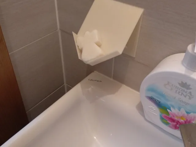 Soap holder - on wall