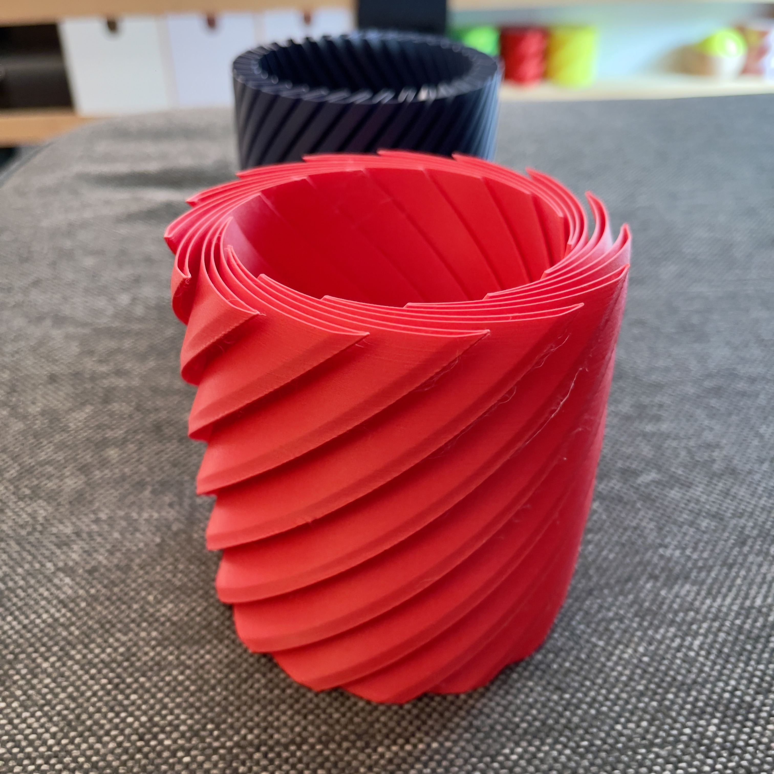 Pleated Twist Vase