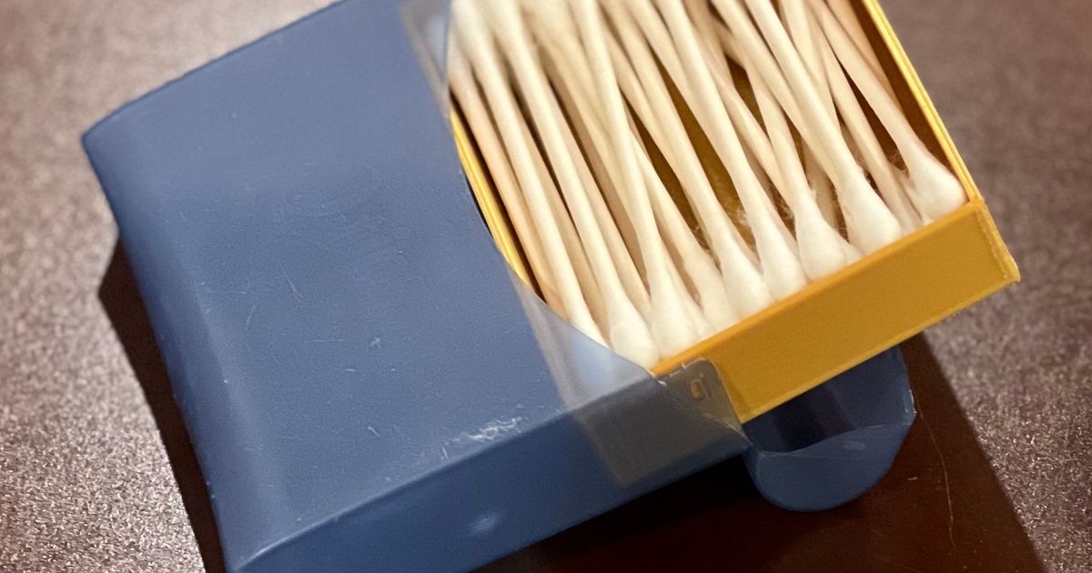 QTip Travel Tray Replacement by Paul Aughey Download free STL model