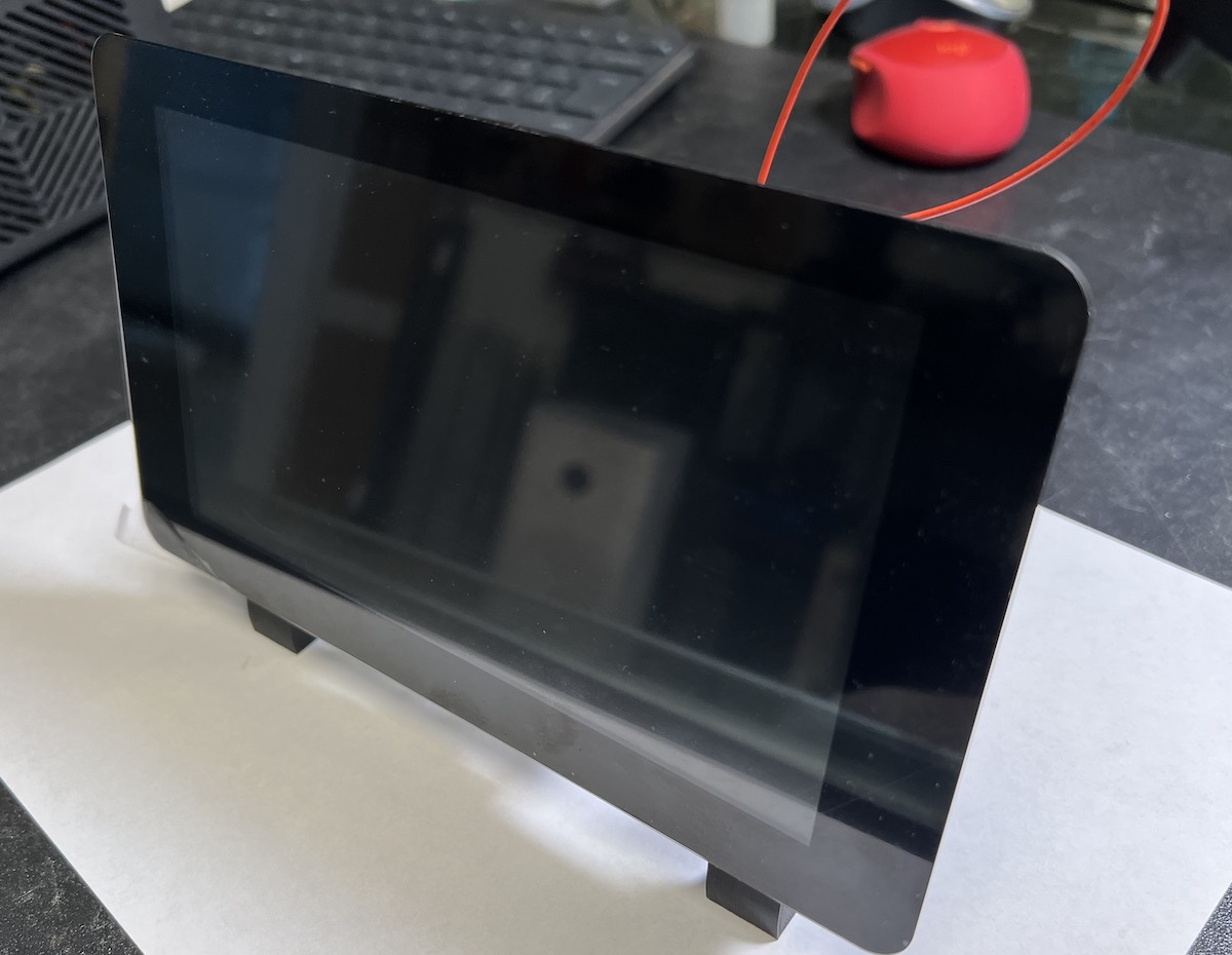 Simple Raspberry 7" Touchscreen Holder