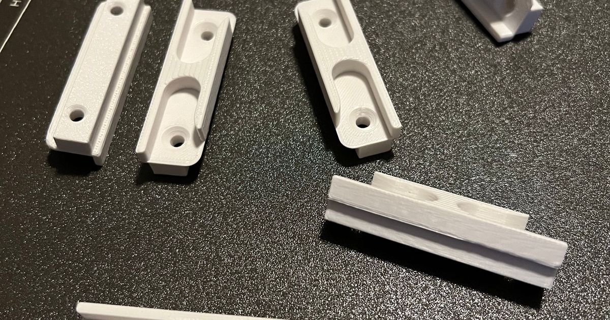 Gâche de galet pour porte en PVC GIMM G1165 by Mickael54 Download free STL model