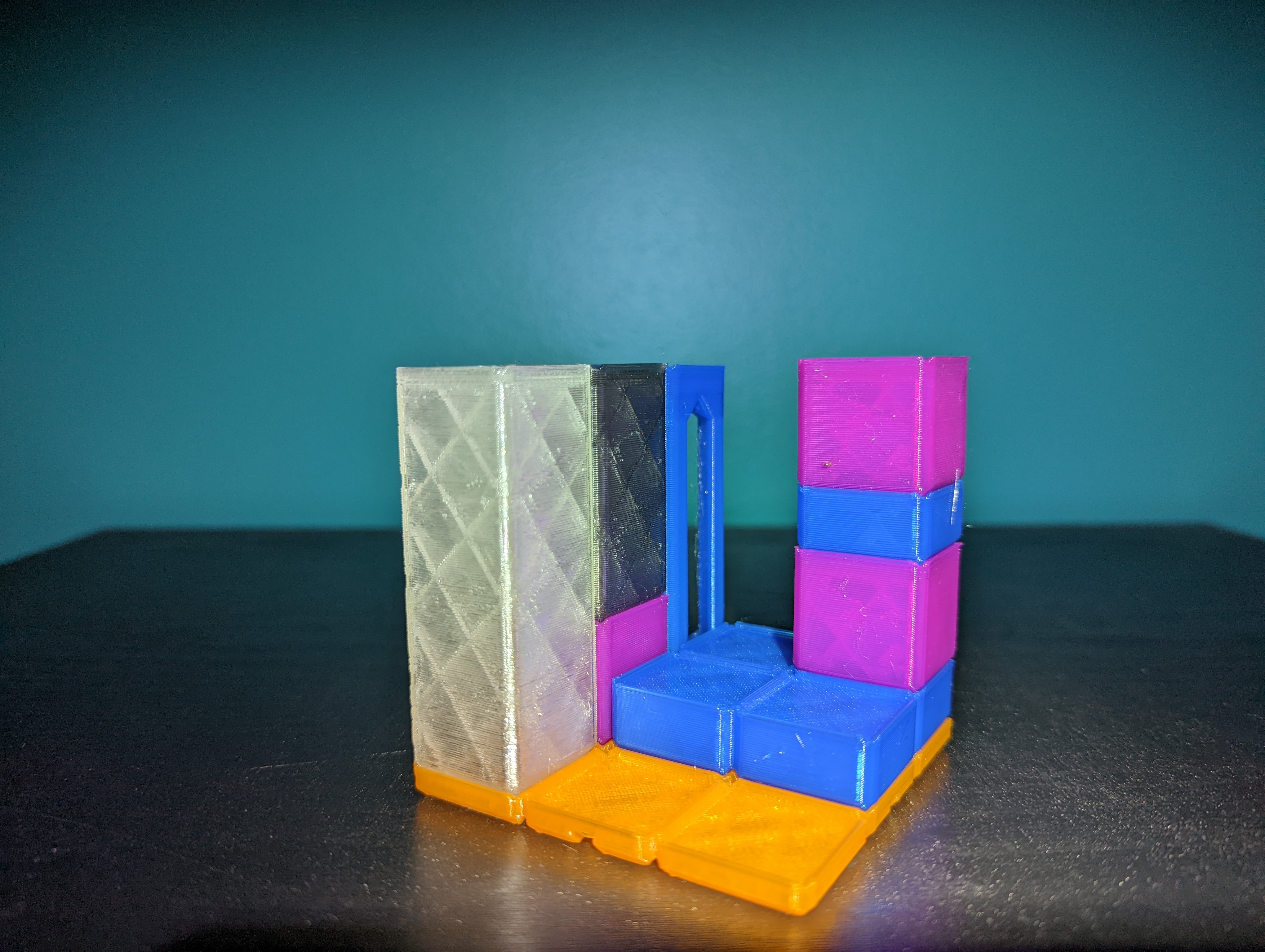 Miniatura 2 do modelo 3D Modular Marble Drop Blocks Height Adjusted