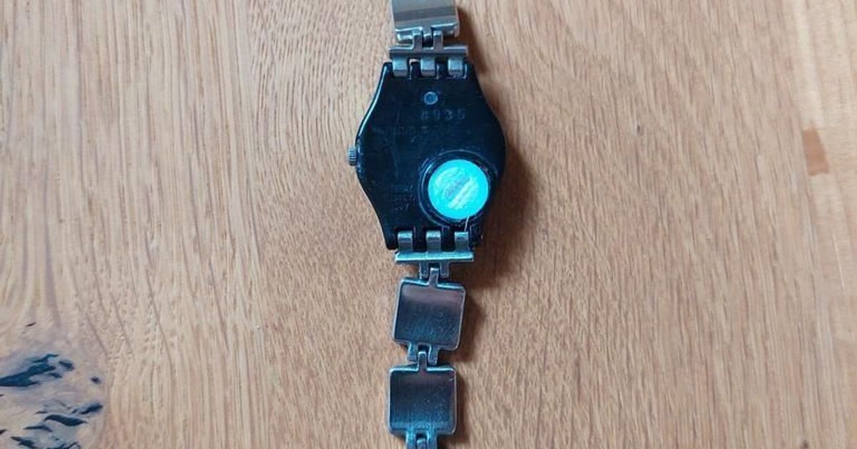 Swatch Watch Battery Cover by pbek Download free STL model