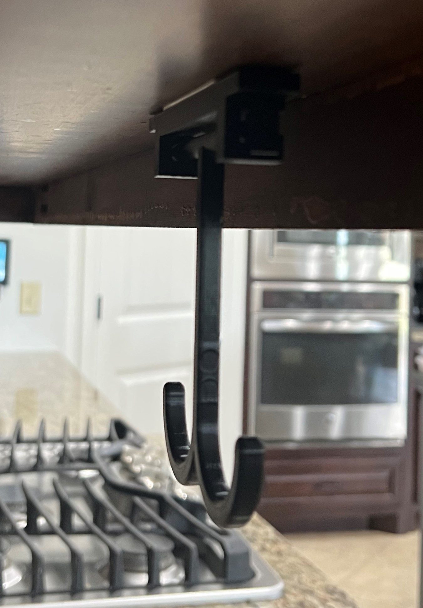 Miniatura 2 do modelo 3D Foldable under cabinet double hook