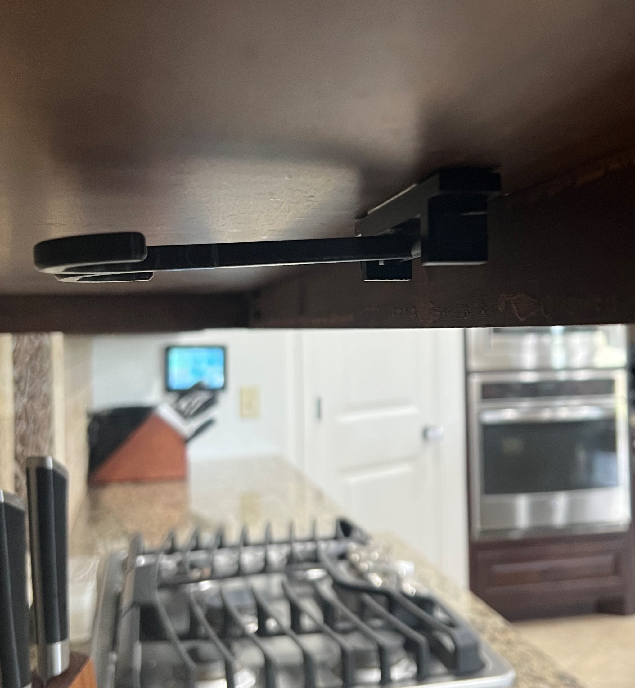 Miniatura 3 do modelo 3D Foldable under cabinet double hook